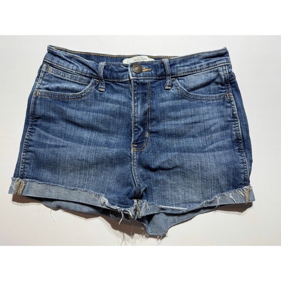 Abercrombie & Fitch Women’s Denim Cutoff Shorts Size 2/26 –Distressed Blue Jean - Picture 1 of 6